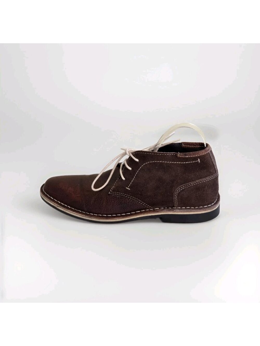 Steve Madden Henrie 228 Men’s Size 9.5 Brown Leather Suede Chukka Desert Boots